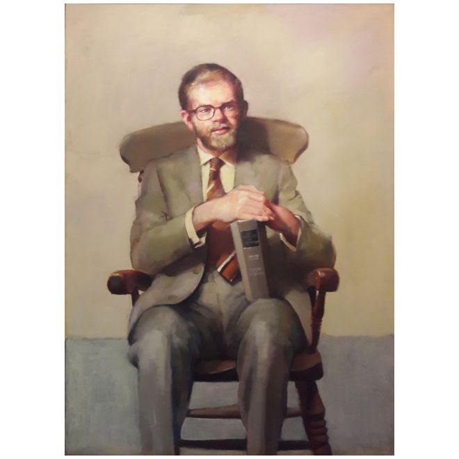 R O Lenkiewicz PORTRAIT OF JOHN WRIGHT MA, AREA EDUCATION OFFICER